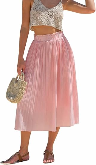 Ruffled ultra-long wide-leg skirt