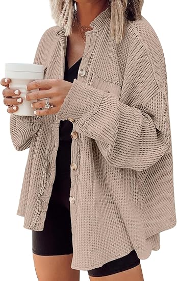 Winter waffle knit clothing