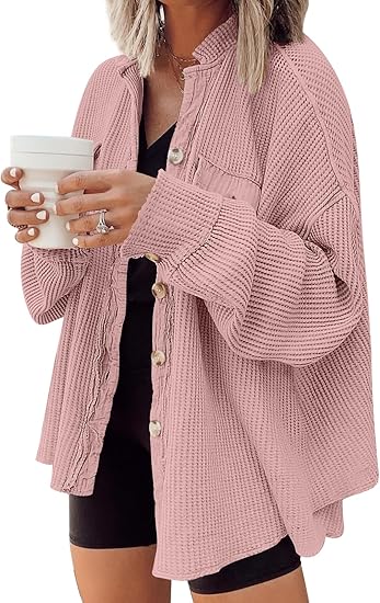 Winter waffle knit clothing